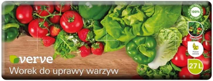 27. Verve Podłoże beztorfowe worek do uprawy warzyw 27 L